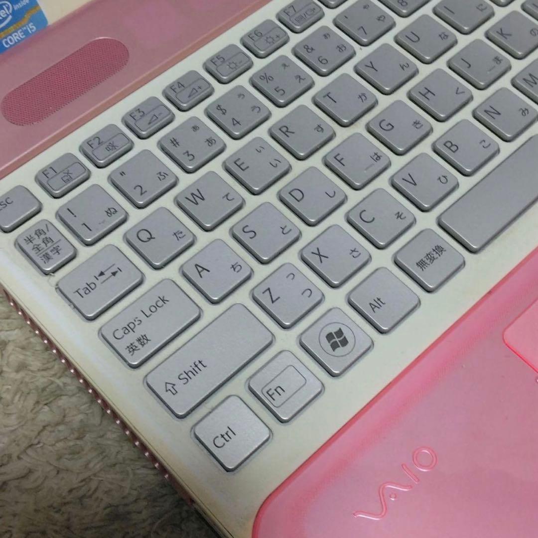 大人気ピンク✨VAIOノートパソコン大容量すぐ使えるWindows11カメラ付き