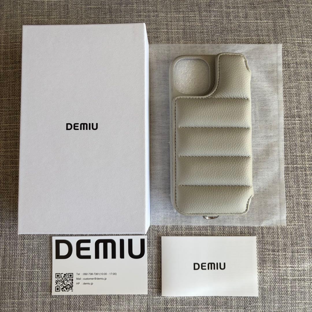 DEMIU /デミュウ BALLON iPhone15ケース パール
