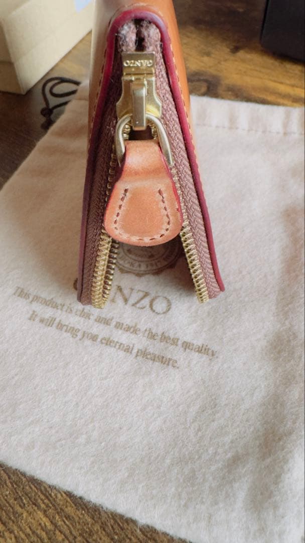 GANZO Shell cordvan(シェルコードバン)　L ZIP パース
