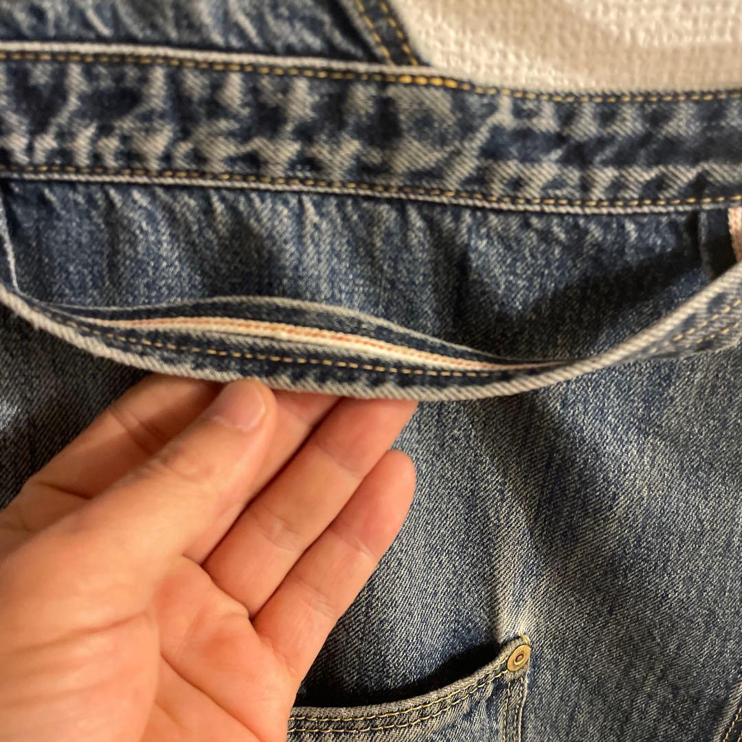 セルヴィッチデニムエプロン ビンテージ感がGOOD /made in Japan