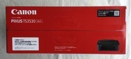 新品未使用　キヤノン　 PIXUS TS3530　黒　インクなし　運賃込
