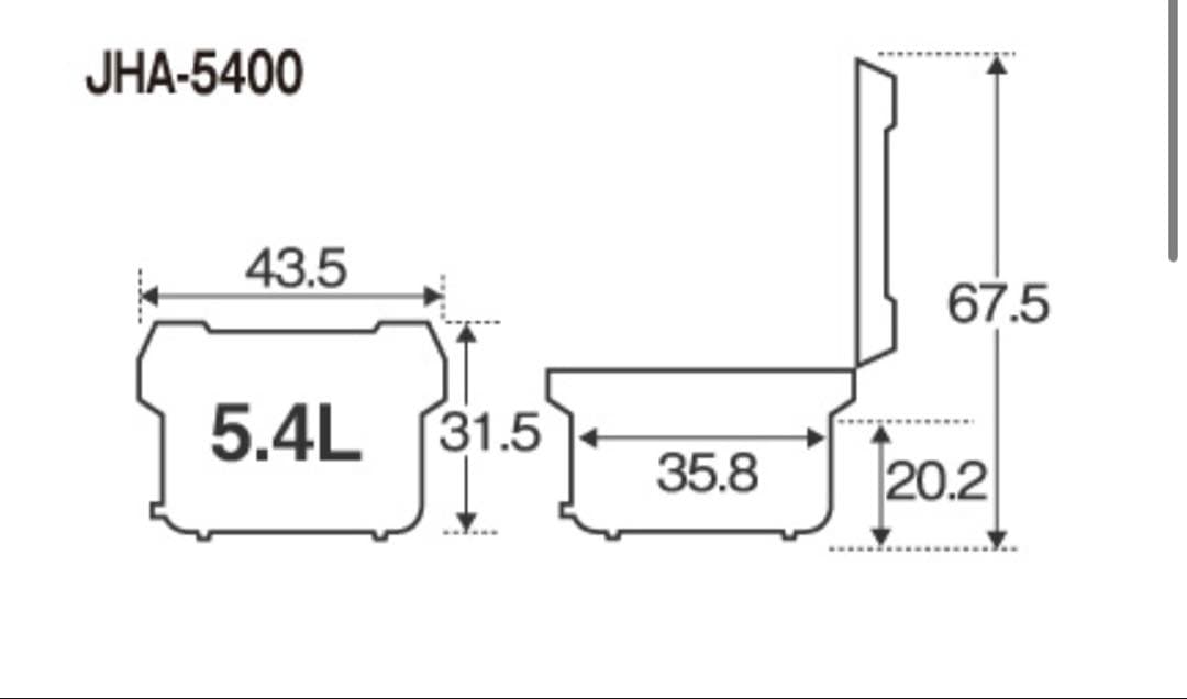 タイガー 業務用 電子ジャー JHA-5400 木目 3升用 5.4Ｌ