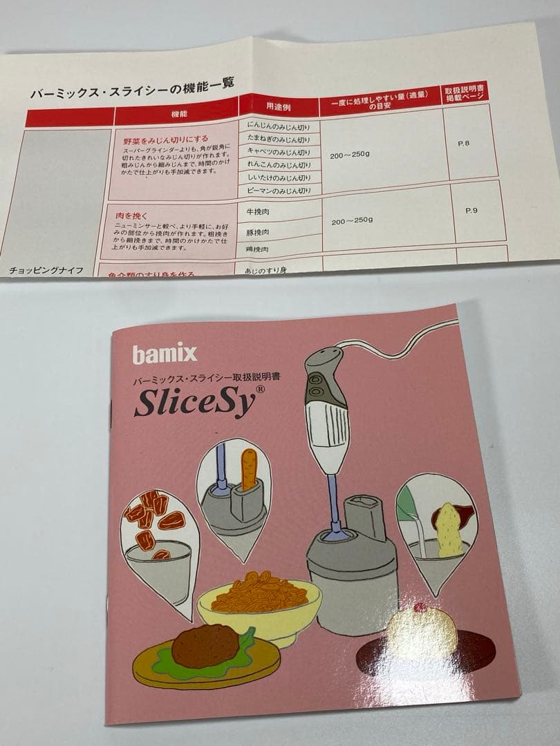 bamix バーミックス　スライシー　ディスクセット
