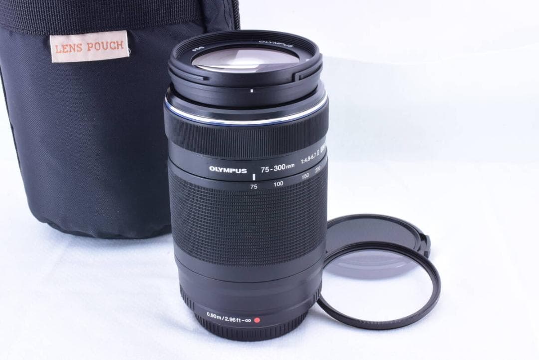 【❄超望遠】オリンパス ED 75-300mm F4.8-6.7 II ブラック