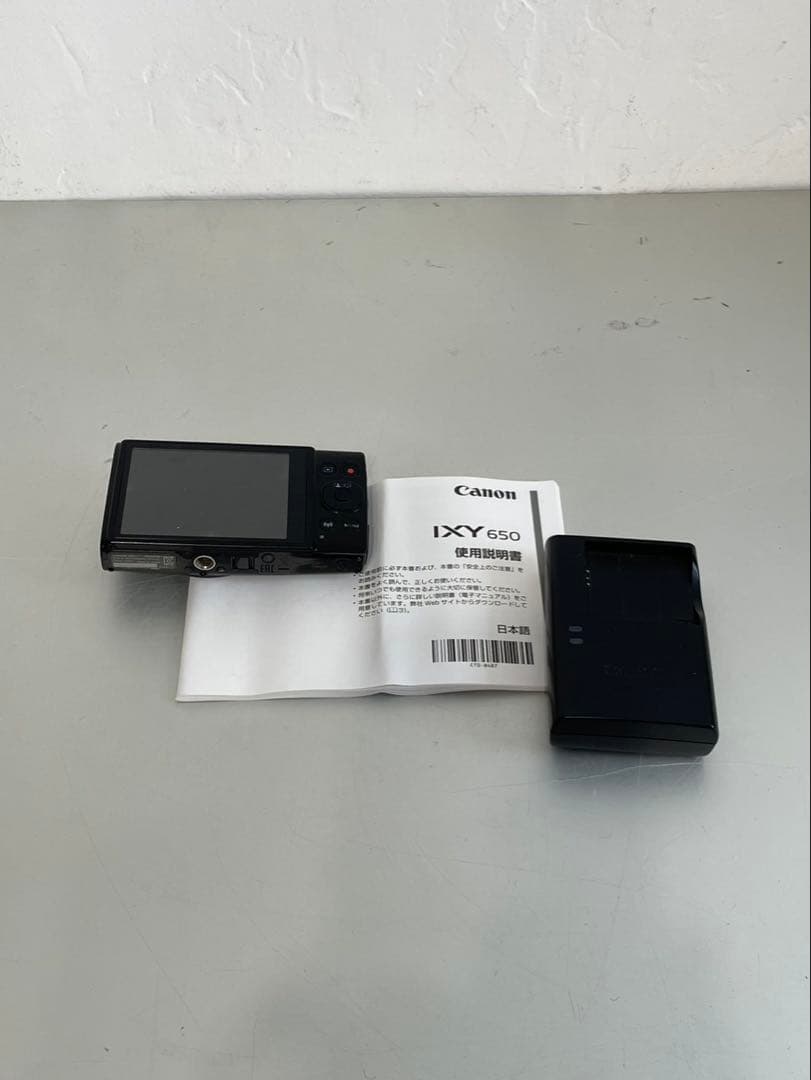 【ジャンク品】Canon IXY 650 ブラック 付属品