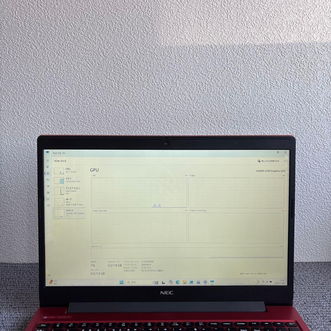 NEC Lavie NS300/N i3-8145U メモリ4GB #M6656