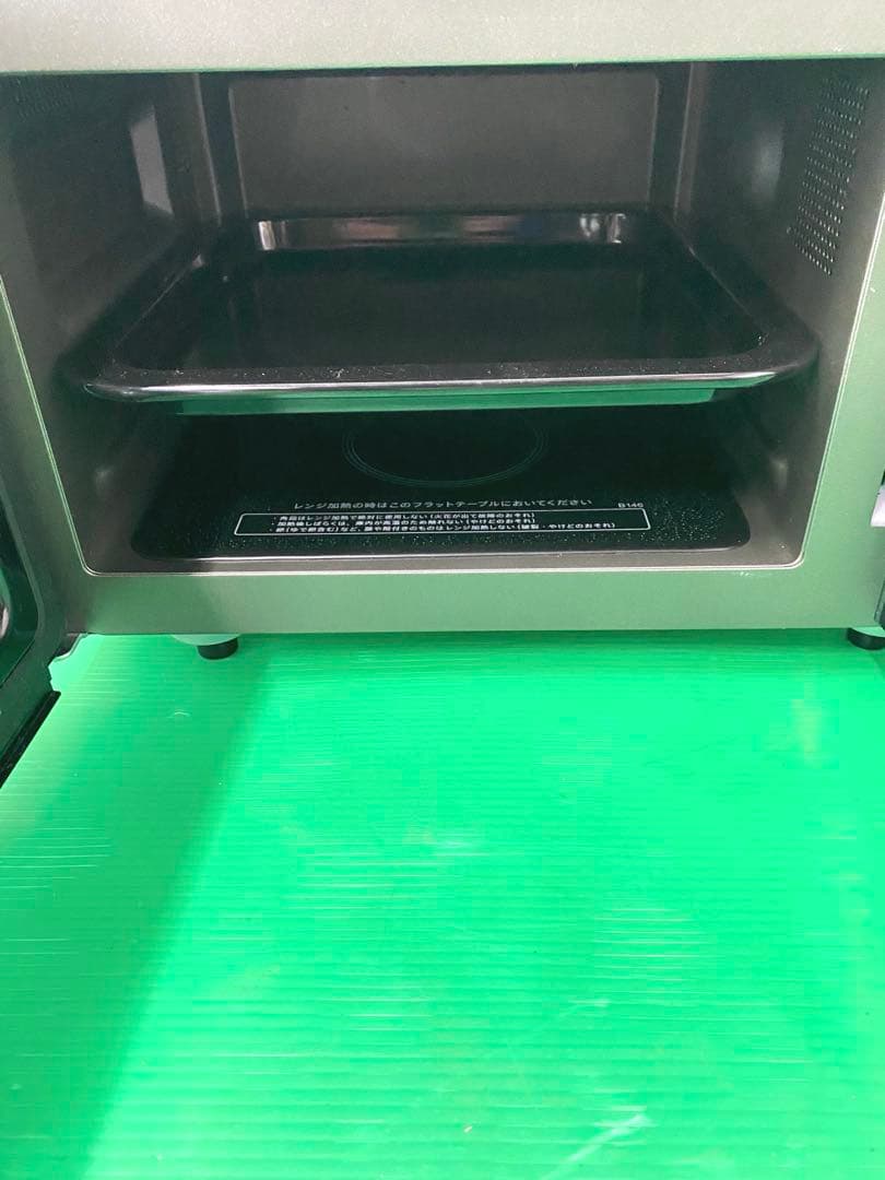 中古】RE-F163-B(ブラック) オーブンレンジ 16L フラット庫内