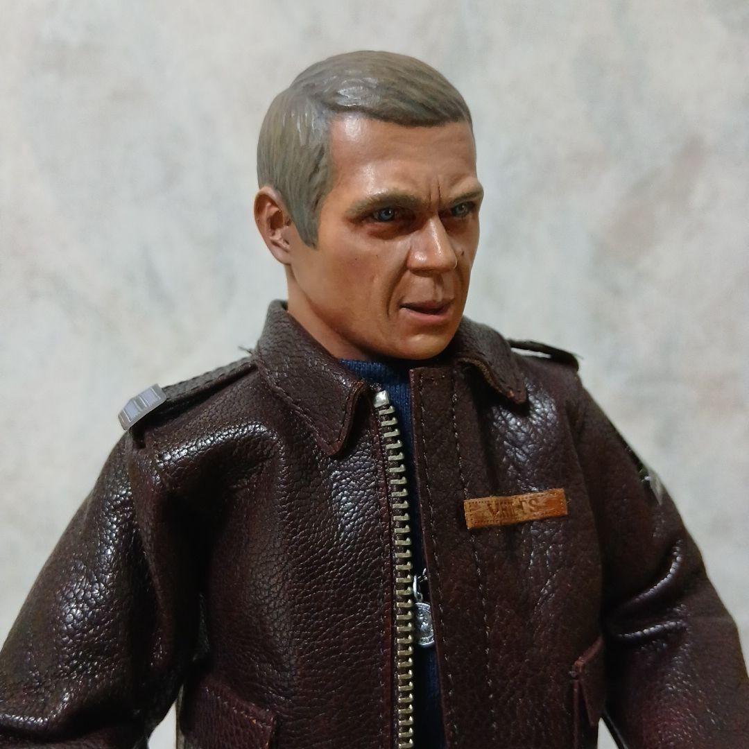 スティーブ・マックイーン 似 大脱走1/6カスタムフィギュア バージルヒルツ大尉