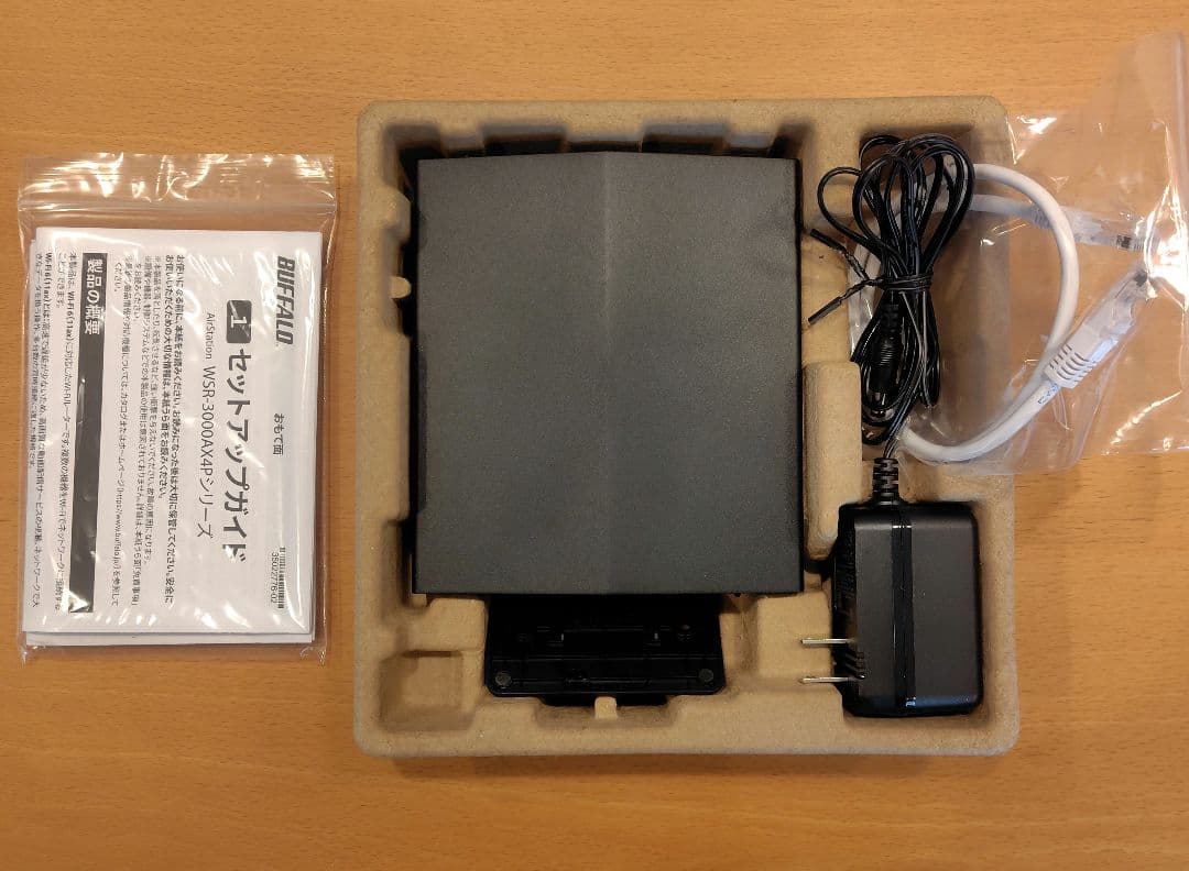 BUFFALO WSR-3000AX4P/DBK Wi-Fi 6ルーター