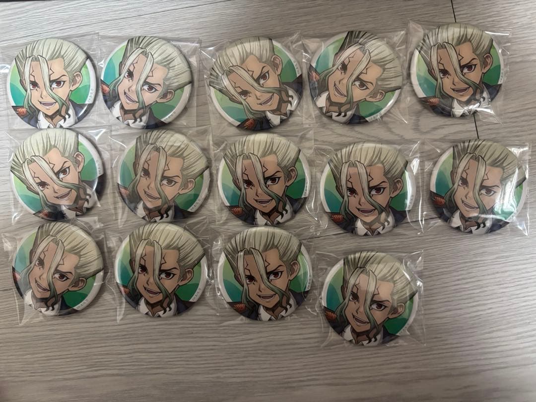 Dr.STONE ドクスト　石神千空　アモカフェ　缶バッジ 14点
