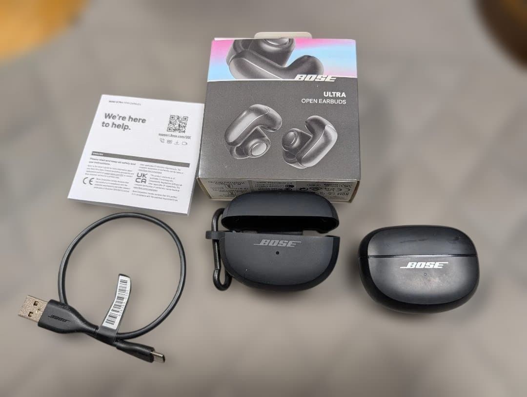 Bose Ultra Open Earbuds ブラック【専用シリコンカバー付】