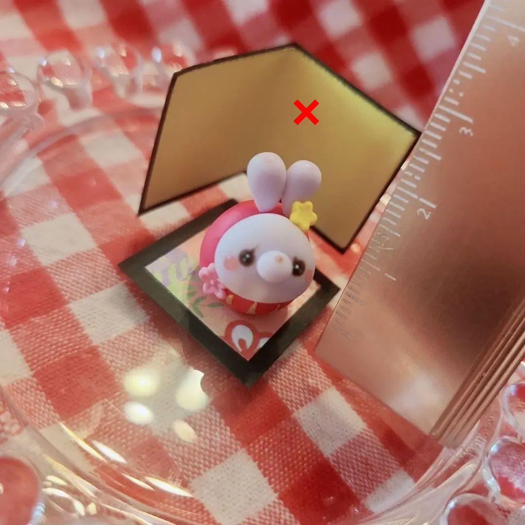お正月☆紫うさぎ☆達磨