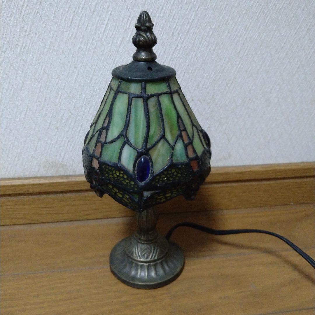 美品♪アンティーク　ステンドグラスランプ　間接照明