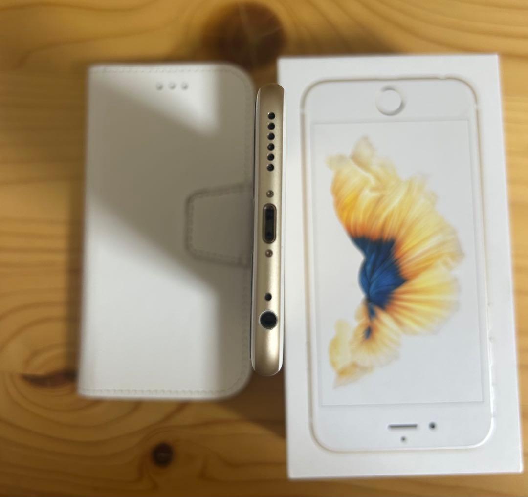 【美品】iPhone 6s ゴールド 16GB バッテリー容量100%