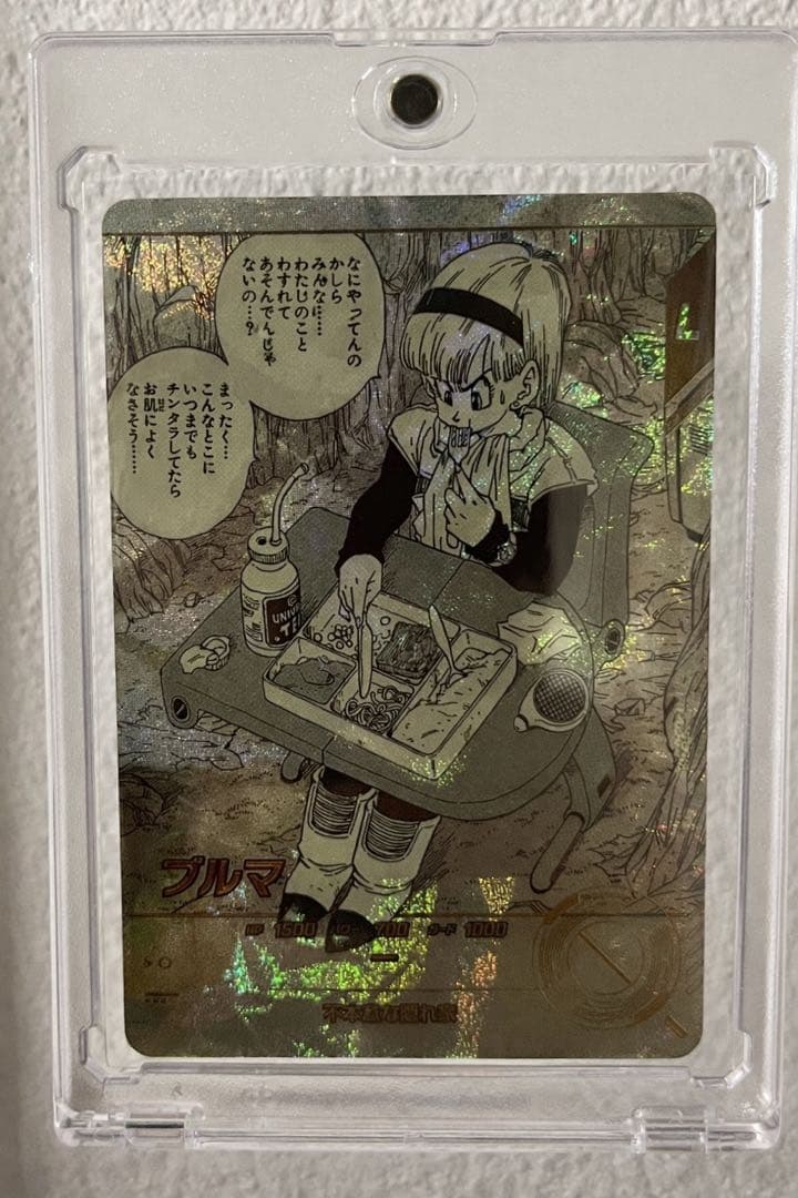 ドラゴンボールダイバーズ　40th ブルマ ゴールドパラレル