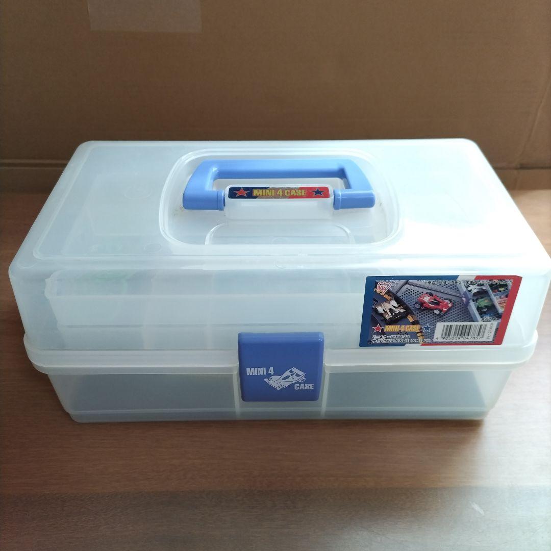 MINI 4 CASE　クリア/パープル（ミニ四駆・サイクロンマグナム付き）