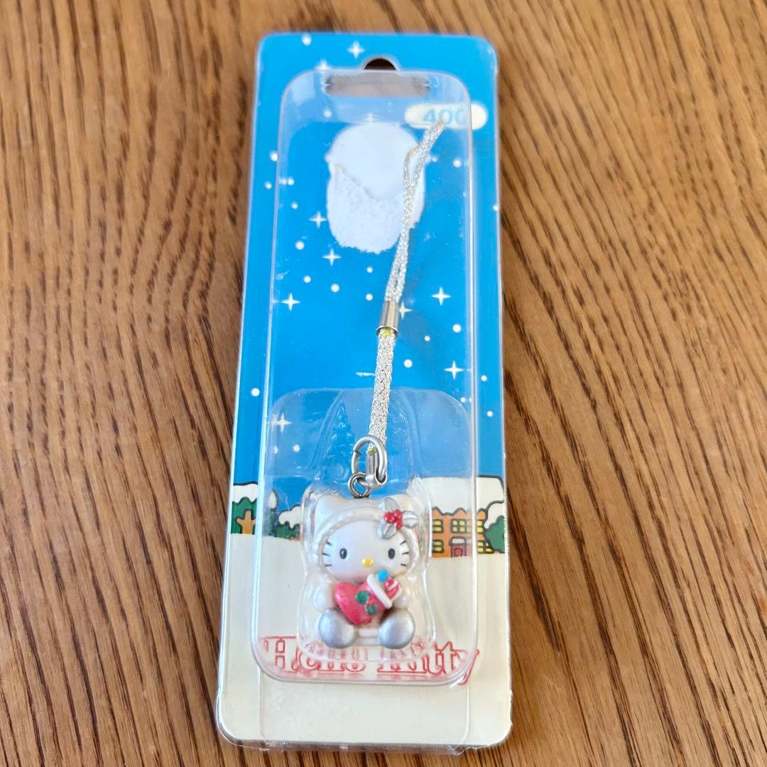 【 希少 】 ハローキティ クリスマス 限定 ブーツ ストラップ 根付け レア