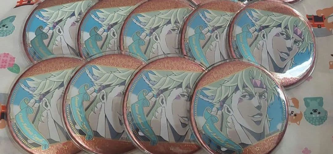 ジョジョの奇妙な冒険 アニメ10周年記念展 場面写缶バッジ シーザー ジョジョ