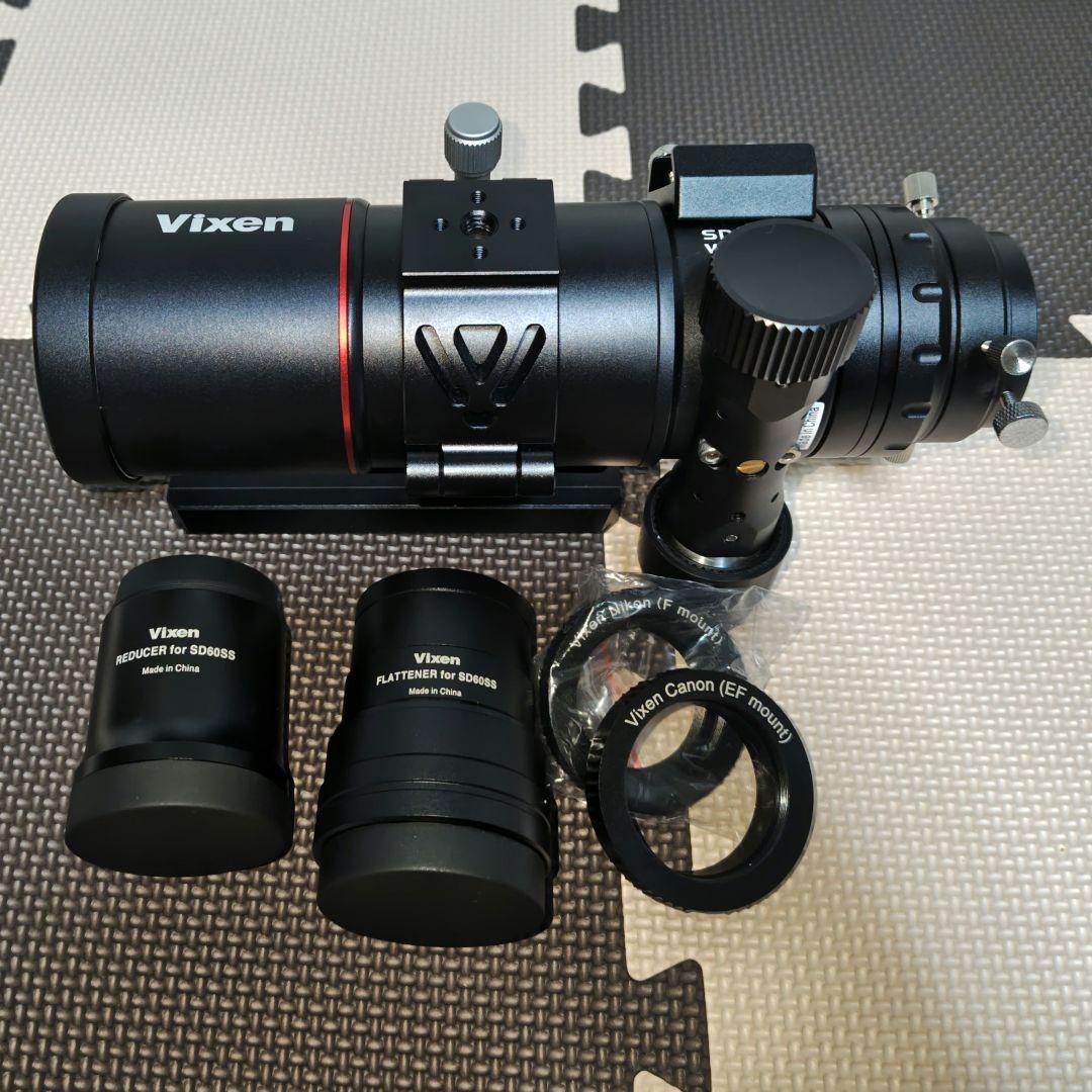 ま*じ様 vixen SD60SS 鏡筒+カメラマウント+補正レンズセット