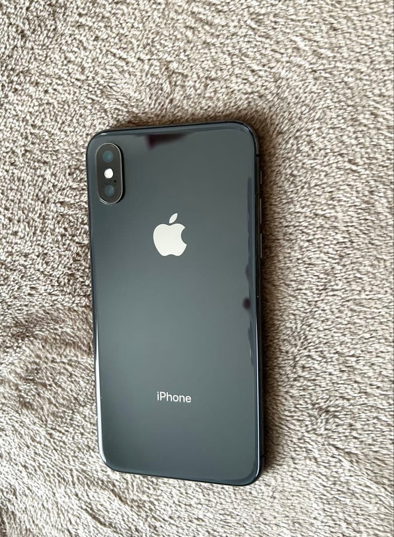【美品】Apple iPhone X 256Gスペースグレー 本体