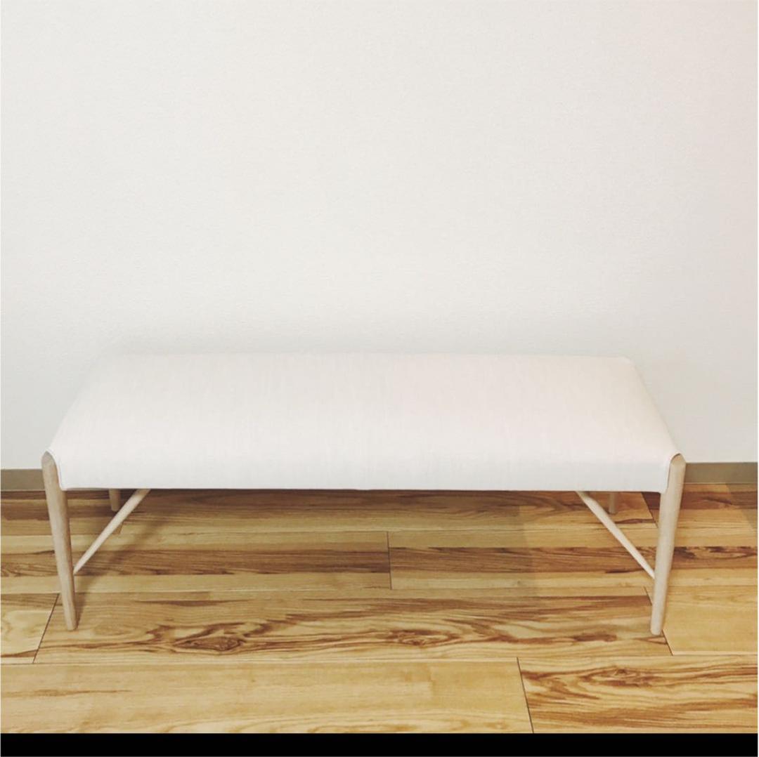 日進木工  ダイニングベンチ　北欧家具