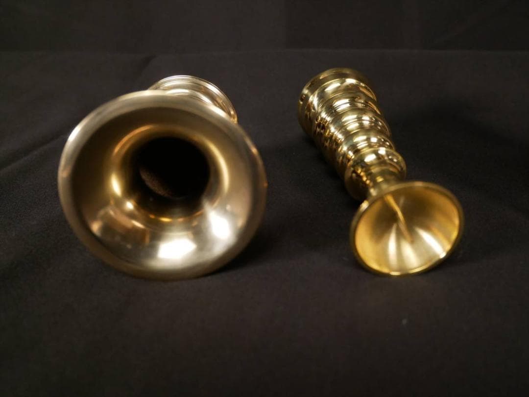 限定値下　長期保管品　二具足　火立て　花立　メンテナンス不要　3403