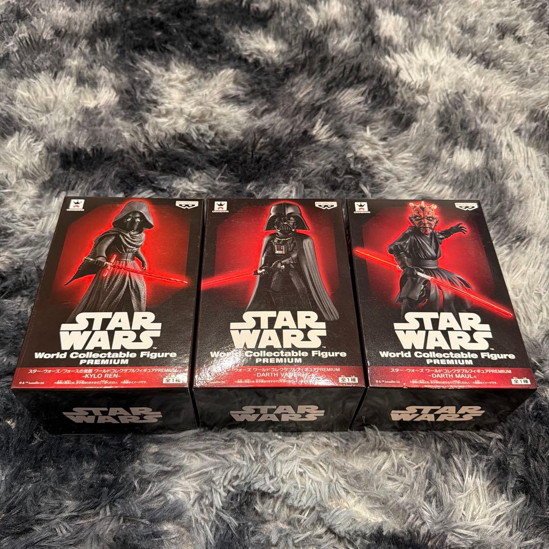 スターウォーズ　ワールドコレクタブルフィギュア　3体セット
